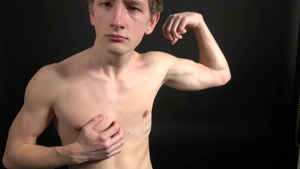 EastBoys: Cute Twinks Flex Their Muscles in Gay Solo Action!