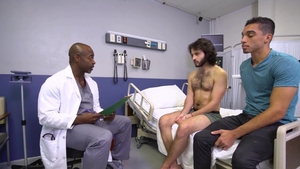 DoctorTapes: Black BBC Gay Doctor Joins Kinky Threesome