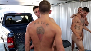 Homosexual intensity with four dudes that really want orgasms