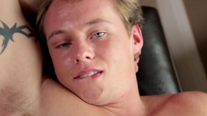 NextDoorMale: Johnny C Masturbating On The Sofa