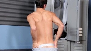 NextDoorTwink: Ashton Miller's Horny Locker Room Fun