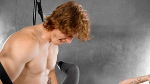 BDSM-style fuckfest with a really submissive bottom