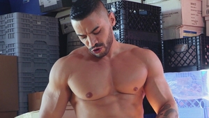 HotHouse: Interracial Bareback Sex in Storage Room