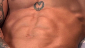 activeduty: Dirty Talking Muscle Stud Strokes His Thick Cock