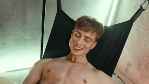 Two guys with tattoos are enjoying hot oral action