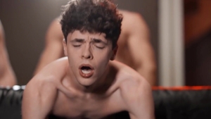 DrillMyHole: Dante Colle gay threesome in the movie theater