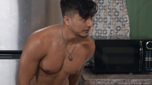 DrillMyHole: American Man Brysen Feeds Latin Bottom Angel Rivera His Cock