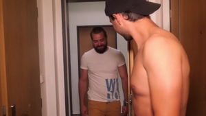 FrankfurtSexStories - Cumshot for bearded german dude Sanchez Lopez