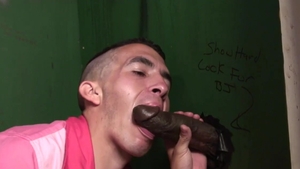 GloryholeAndHandjobs: Jerking Off A Black Hydrant