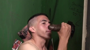 GloryholeAndHandjobs: Jerking Off A Black Hydrant