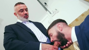 MenatPlay: Adam Franco & Dani Robles Blowjob in Suits