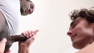 GloryholeAndHandjobs: Gay Boys Stroking Machine Fun