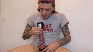 AlternaDudes: Gay Sex Toy Gives Christop a Big-Dick Edge