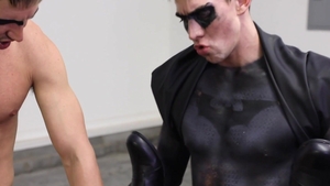 ColbyKnox: Batman Gets Fucked by Big Dicked Goons in Gay Porn Parody