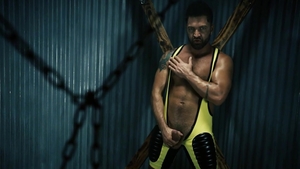 FetishMen: Singlet Dominic Pacifico Playing with Metal Rod