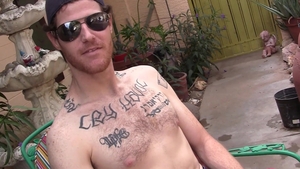 PitsAndPubes: Joshua Reveals His Furry Cheeks and Sweet Taint