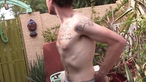 PitsAndPubes: Joshua Reveals His Furry Cheeks and Sweet Taint