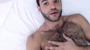 AmateursDoIt: Hairy Australian Amateur Jerks Off On Casting Couch