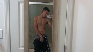 BarebackLatinoz: Big D Reveal at Shower Time