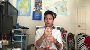 BarebackLatinoz: Skinny Latin Twink: Big Uncut Cock Showcase