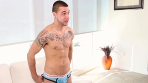 GayRoom - Dimitri Kane Sucking Some Good Hairy Dick