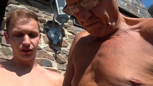 ClubBangBoys: Amateur Frank Gets His Dick Sucked by Old Man