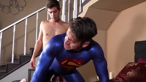 ManUpFilms - Superman Dante Gets Fucked by Michael Delray