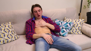 BoyFun: Hot Twink Takes Off His Jeans and Starts Jerking Off