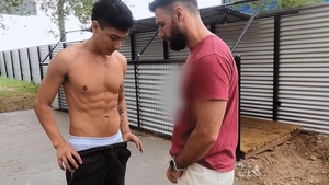 DickRides: Rodrigo El Santo Fucked Doggystyle Outdoors