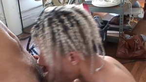 AlternaDudes - Braided Adam Moon fucking hard on the sofa