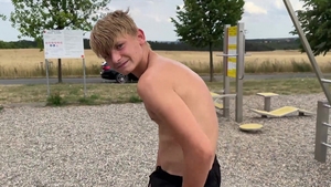 EastBoys - Behind The Scenes with Cute Twink Hitchhiker