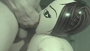 DirtyBoyVideo: Scruffy Guy Fucks Big Dick Sex Doll in Garage