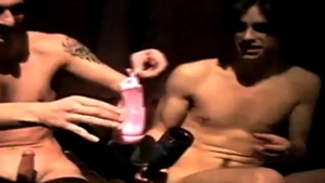 DirtyBoyVideo: Hipster Straight Guys Try Jerking Off Together