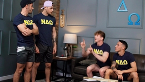 nextdoorstudios: Jock's Twink Threesome Delight