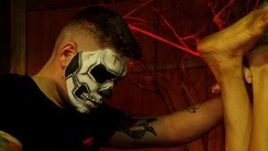 Halloween Horror: Master Aaron's Bondage Whipping