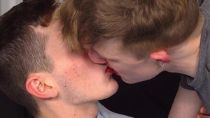 jockbreeders: Stud's Tongue Licks at Forbidden Fruit