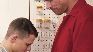 funsizeboys: DILF Gets Stuffed by Daddy's Huge Cock