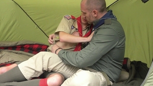 scoutboys: Rough Hairy Bear Dominates His Sub