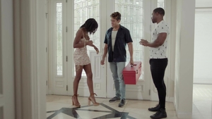 Noir Male: Jock Doggy Style with Open Mouth Facial for Twink