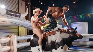 Men: Spreading Wide on Stools