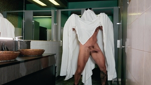 Men: Joggers' Halloween Fantasy Comes True