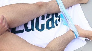 Dylan Lucas: Masturbating with Brock by a Pool