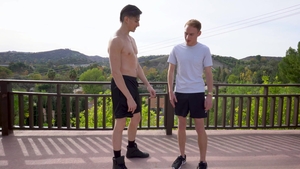 Brother Crush: Eric's Stepbro Helps Him Learn To Fight