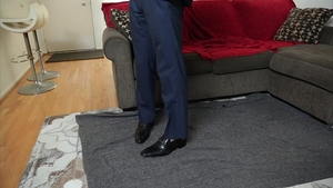 SayUncle X Gentlemen's Closet: Rubbing His Stockinged Feet