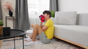 Daddy On Twink: Daddy's Gym Bag Surprise