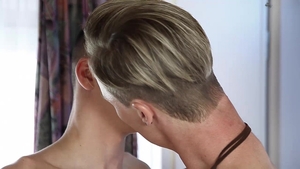 Young Twink Tempts the Big Dick Blond