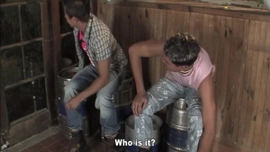 Toilet Tryst with the DJ and Two Twinks