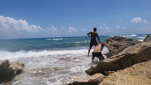 Str8 Chaser: Wet Dream Comes True on Beach