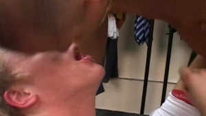 Kneeling Submissive Gets His Fix