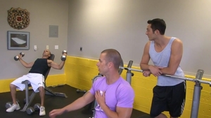 Rod Daily: Shirtless Trio at the Gym